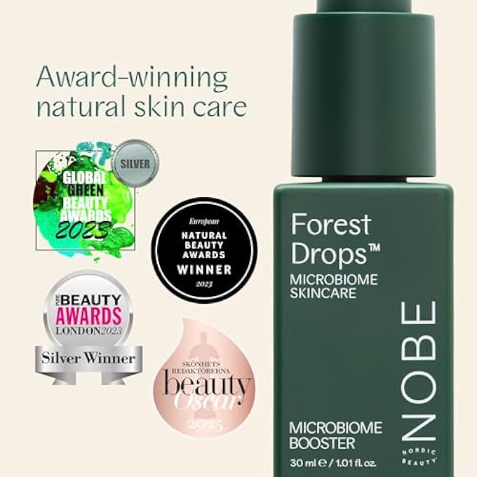 NOBE FOREST ELIXIR MICROBIOME BOOSTER 30ML - ECOCERT CERTIFIED NORDIC SKIN CARE SERUM - HIGHLY CONCENTRATED BOOSTER FOR ANTI-AGING & COLLAGEN CARE - Image 3